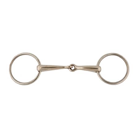 Jacks Imports German Silver Loose Ring Snaffle Bit 5-1/2" 20124-5-1/2